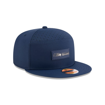 Seattle Seahawks 2025 Sideline Hot Weather Split Panel 9FIFTY Snapback Hat