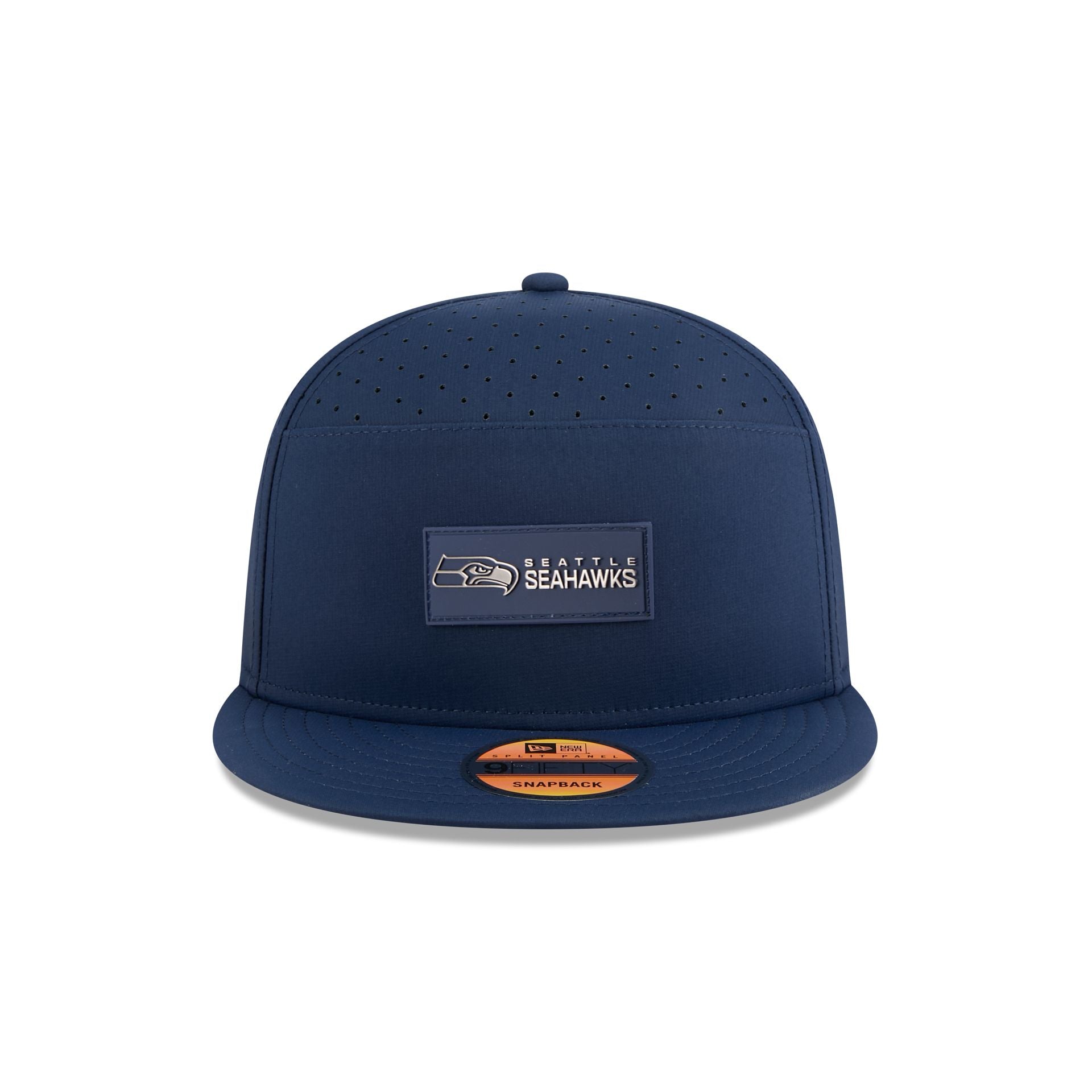 Seattle Seahawks 2025 Sideline Hot Weather Split Panel 9FIFTY Snapback Hat