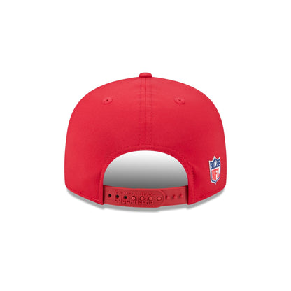 Tampa Bay Buccaneers 2025 Sideline Hot Weather Split Panel 9FIFTY Snapback Hat