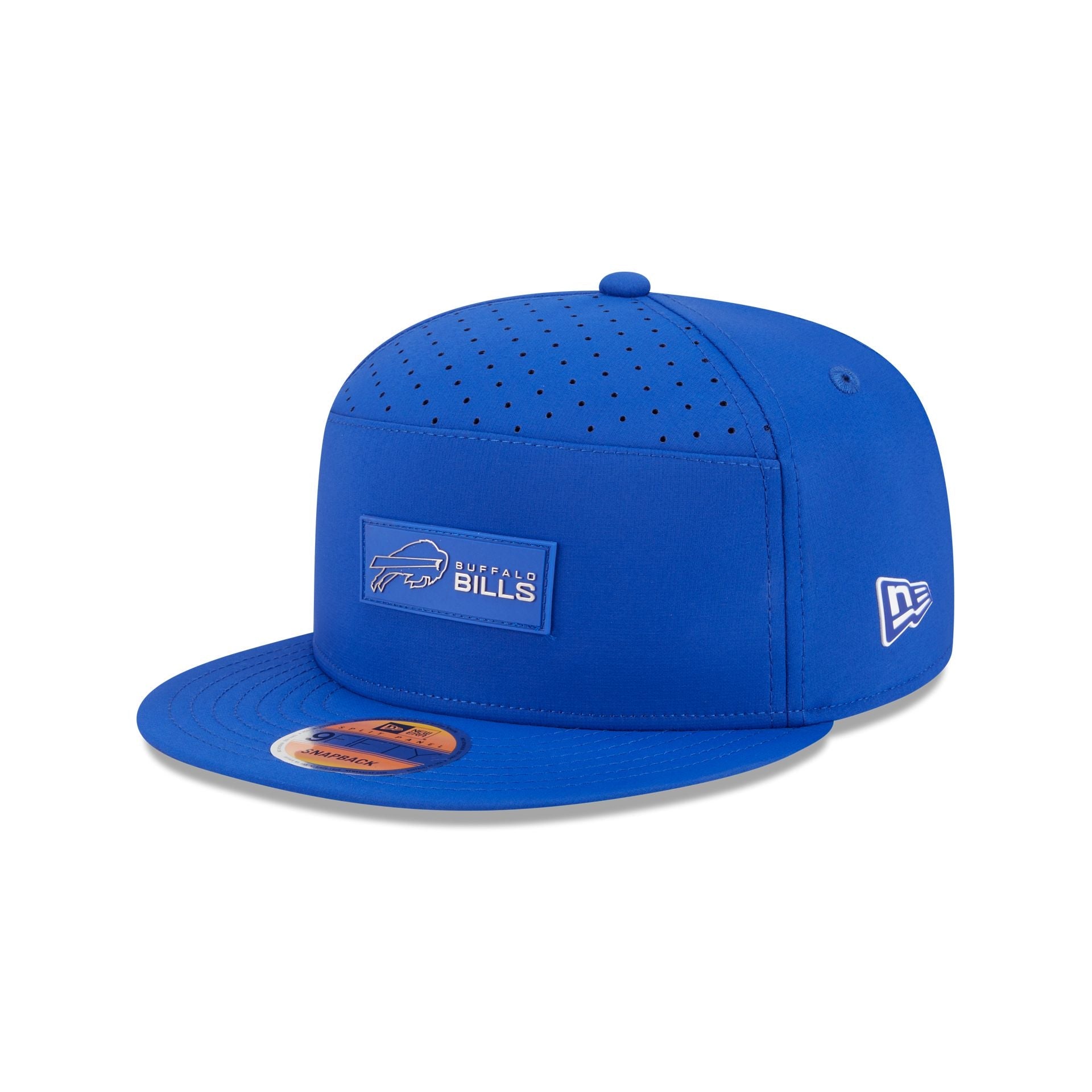 Buffalo Bills 2025 Sideline Hot Weather Split Panel 9FIFTY Snapback Hat