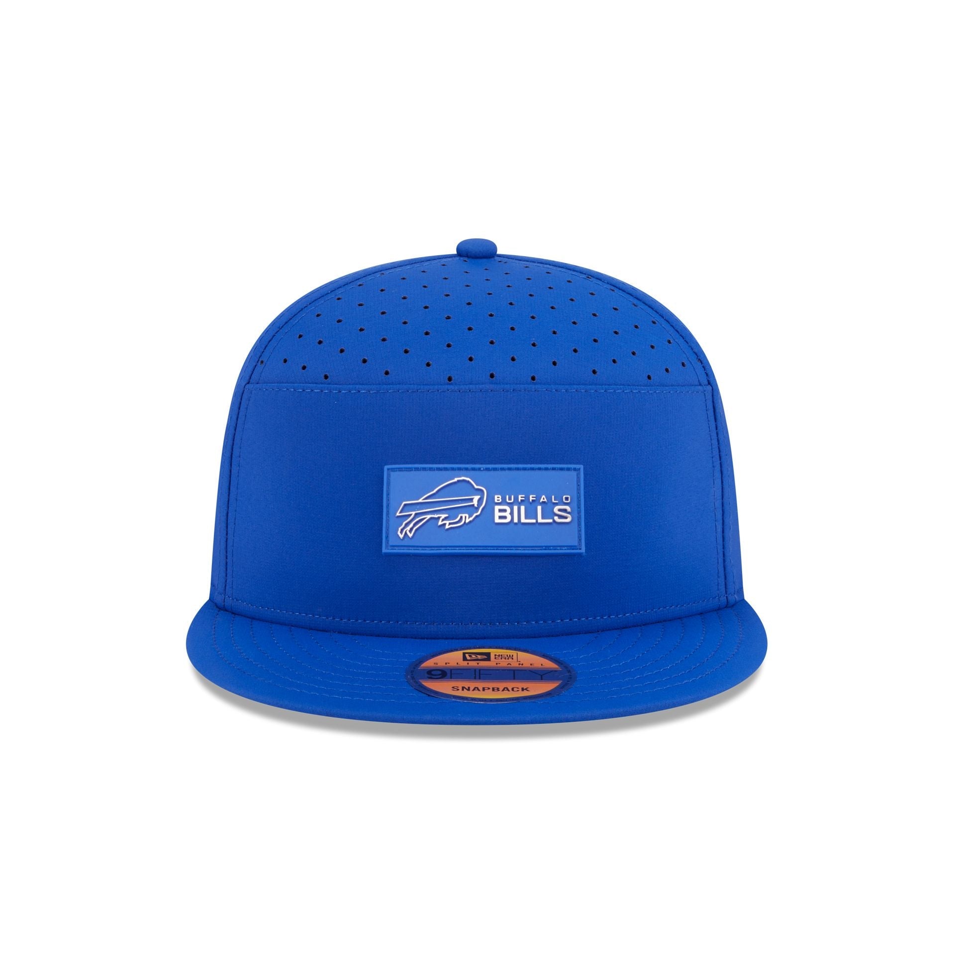 Buffalo Bills 2025 Sideline Hot Weather Split Panel 9FIFTY Snapback Hat