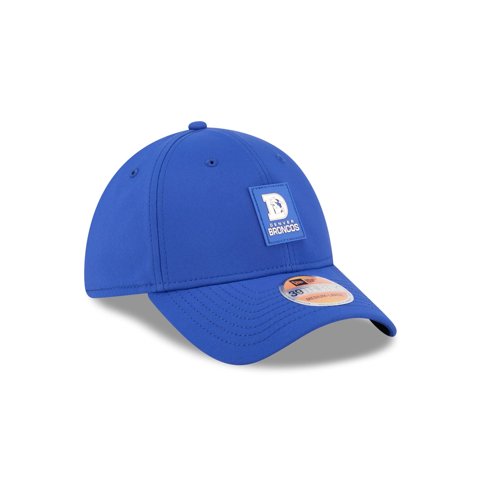 Denver Broncos 2025 Sideline Hot Weather Historic 39THIRTY Stretch Fit Hat