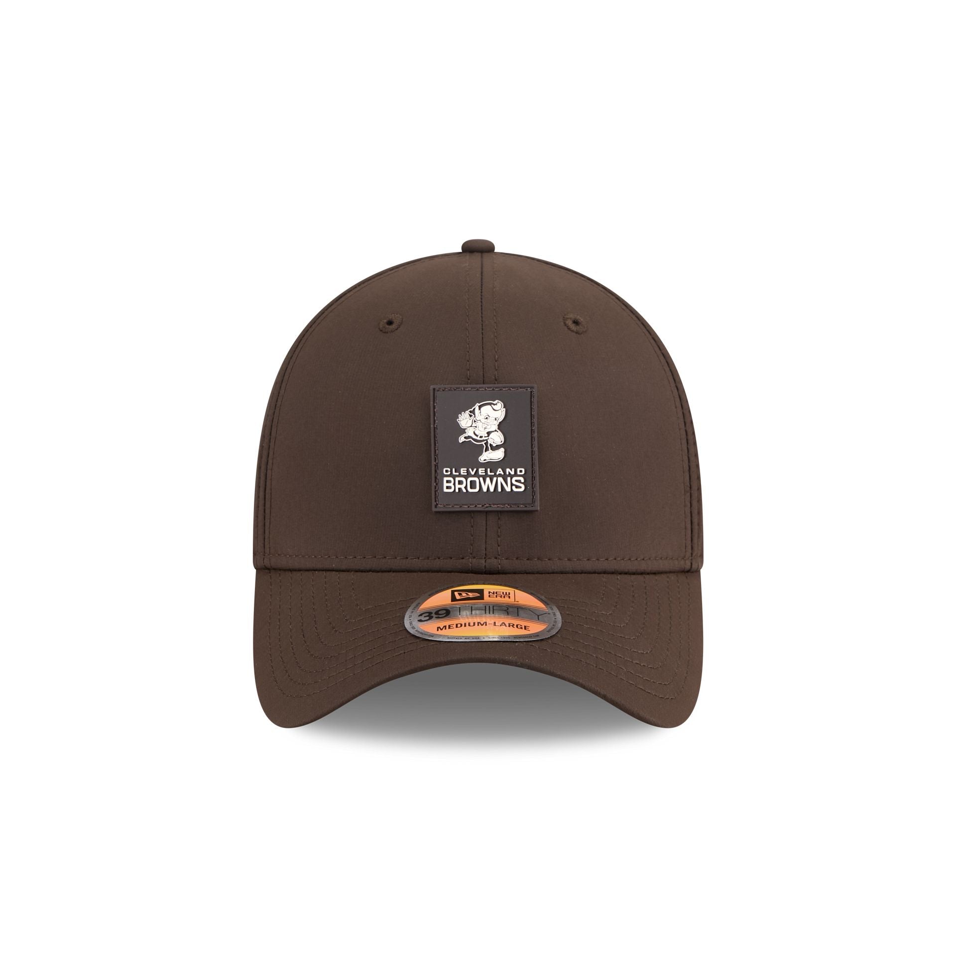 Cleveland Browns 2025 Sideline Hot Weather Historic 39THIRTY Stretch Fit Hat