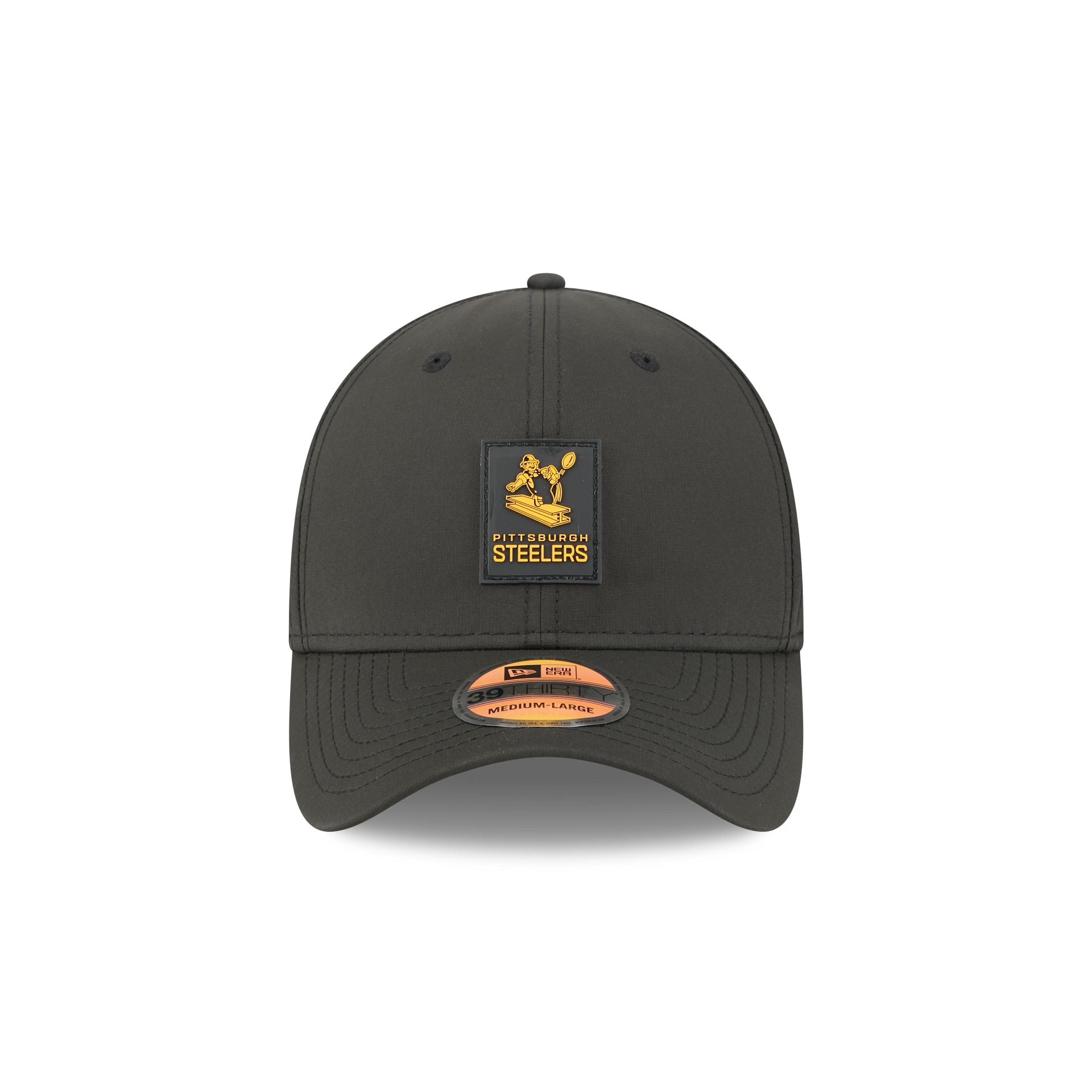 Pittsburgh Steelers 2025 Sideline Hot Weather Historic 39THIRTY Stretch Fit Hat