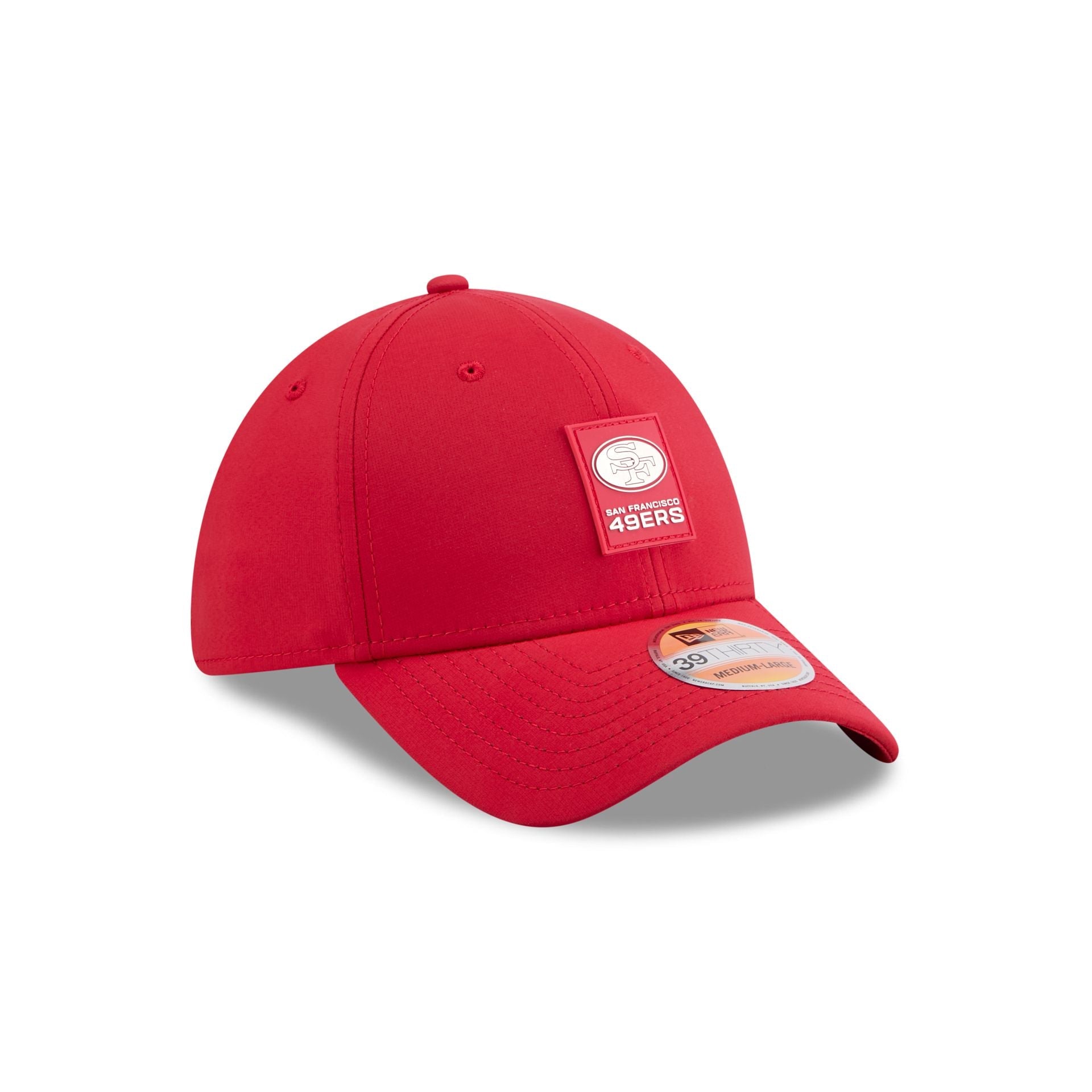 San Francisco 49ers 2025 Sideline Hot Weather Historic 39THIRTY Stretch Fit Hat
