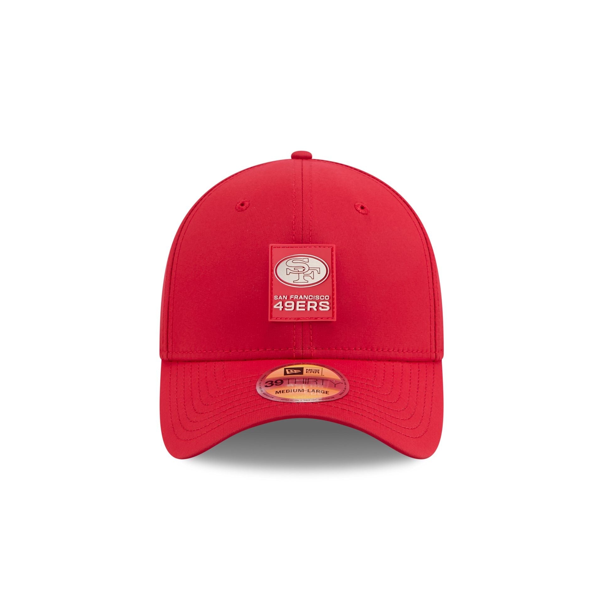 San Francisco 49ers 2025 Sideline Hot Weather Historic 39THIRTY Stretch Fit Hat