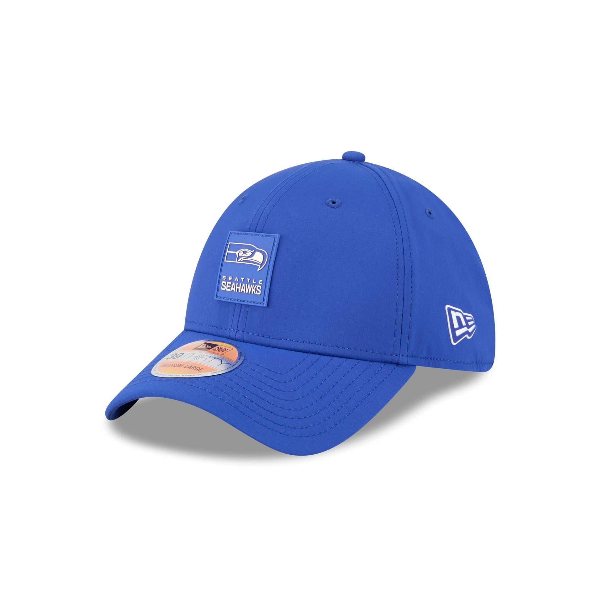Seattle Seahawks 2025 Sideline Hot Weather Historic 39THIRTY Stretch Fit Hat