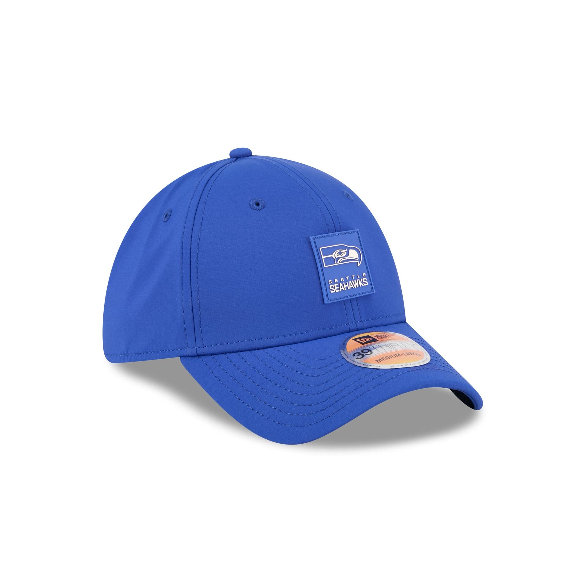 Seattle Seahawks 2025 Sideline Hot Weather Historic 39THIRTY Stretch Fit Hat