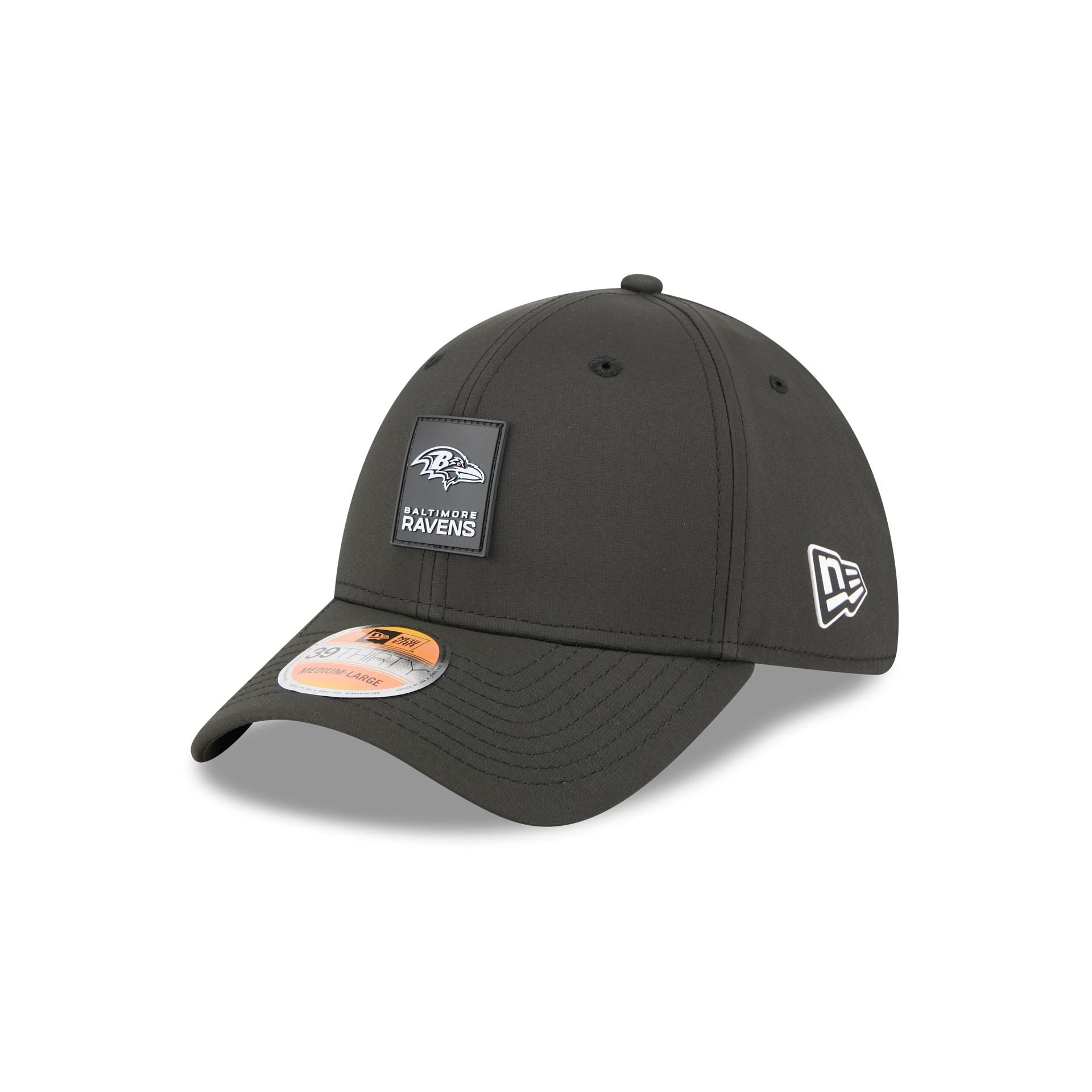 Baltimore Ravens 2025 Sideline Hot Weather 39THIRTY Stretch Fit Hat