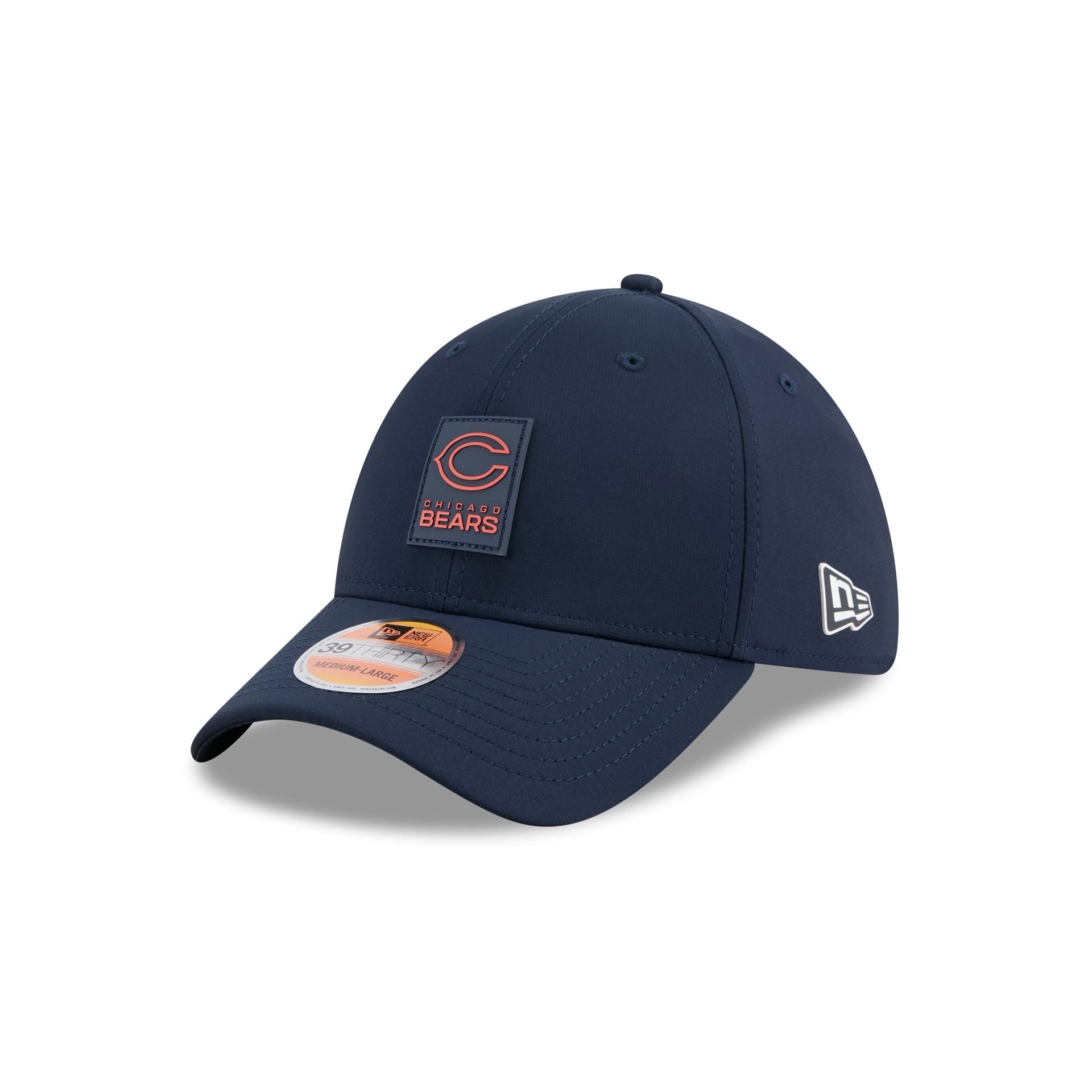 Chicago Bears 2025 Sideline Hot Weather 39THIRTY Stretch Fit Hat
