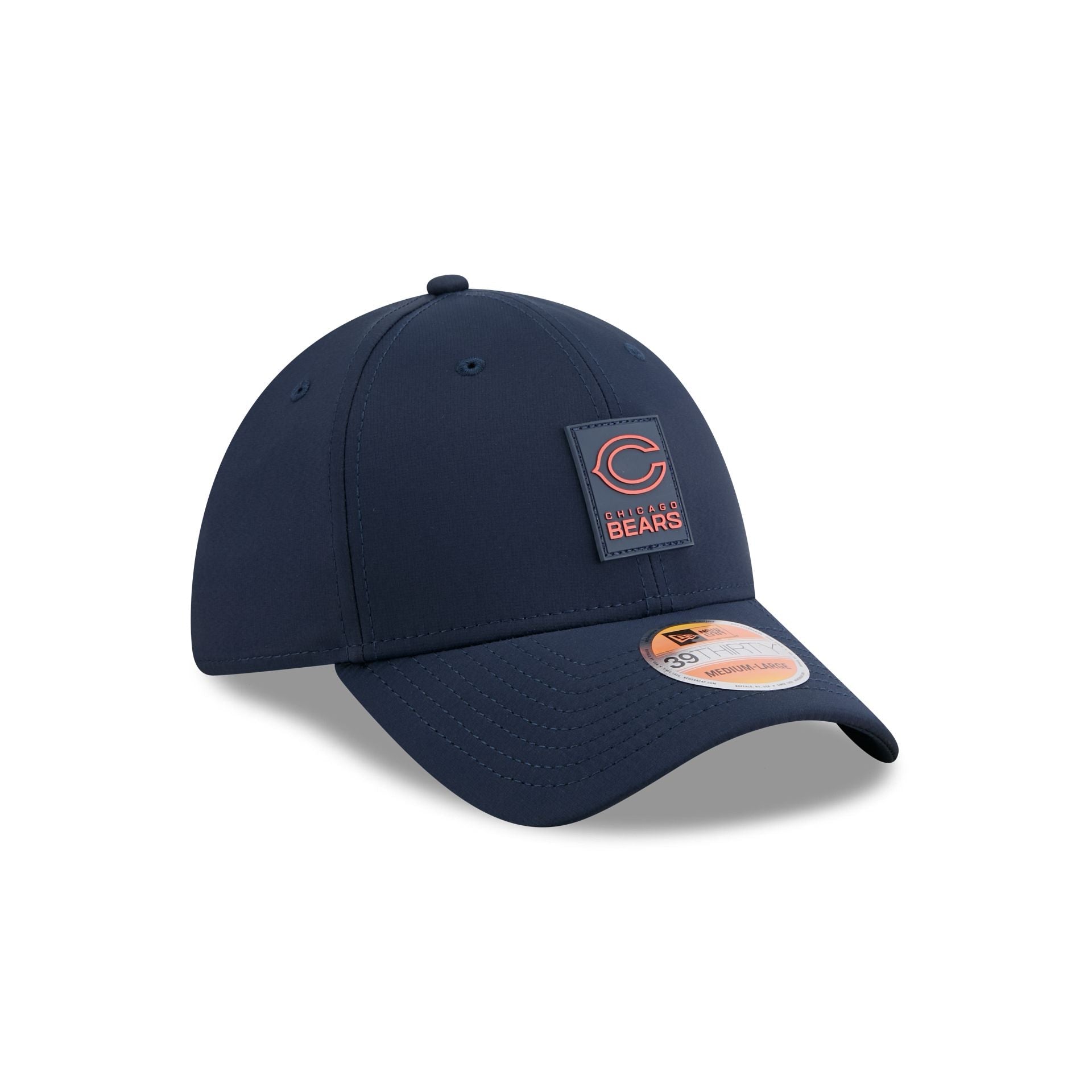 Chicago Bears 2025 Sideline Hot Weather 39THIRTY Stretch Fit Hat