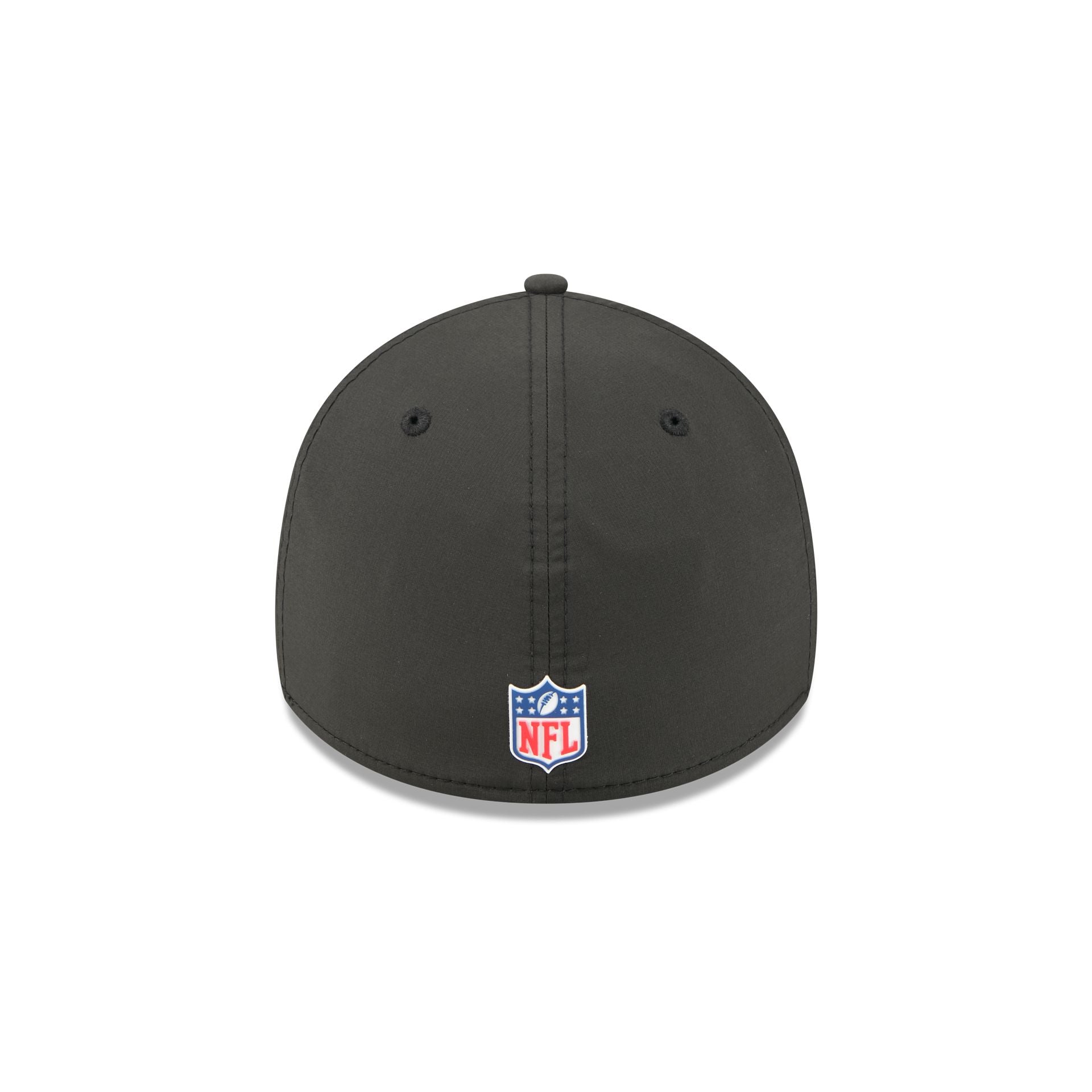 Carolina Panthers 2025 Sideline Hot Weather Black 39THIRTY Stretch Fit Hat