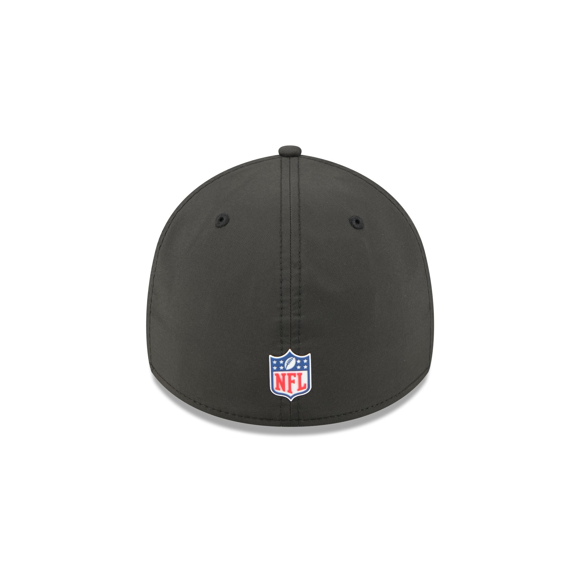 Washington Commanders 2025 Sideline Hot Weather Black 39THIRTY Stretch Fit Hat
