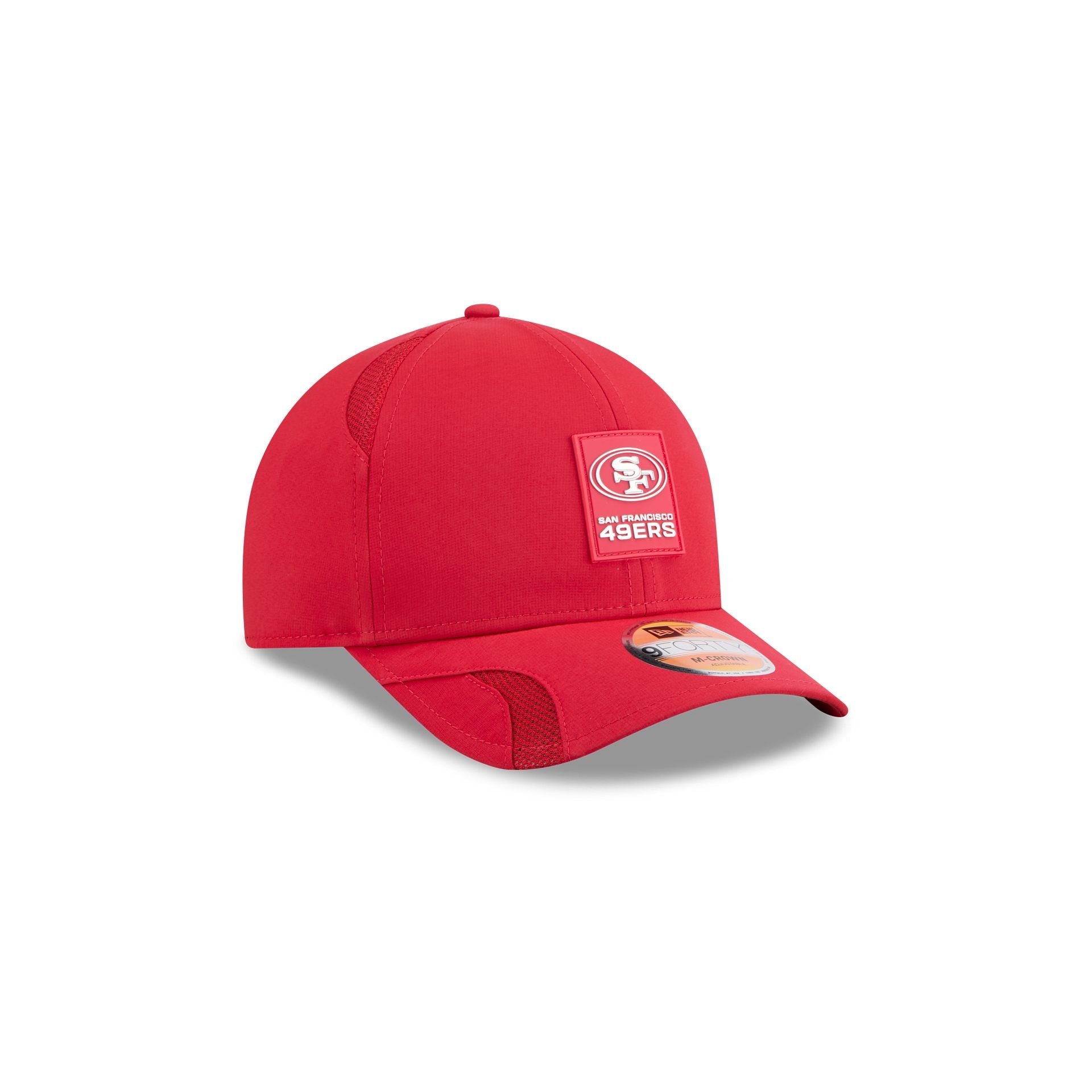 San Francisco 49ers 2025 Sideline Hot Weather Kids 9FORTY M-Crown Snapback Hat
