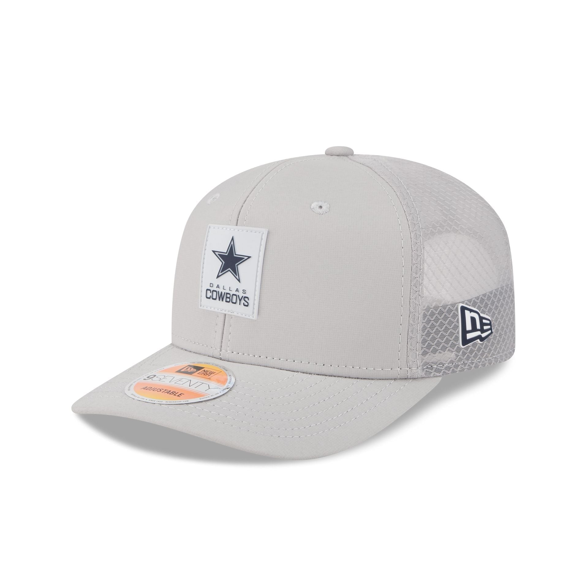 Dallas Cowboys 2025 Sideline Hot Weather Gray 9SEVENTY Trucker Hat
