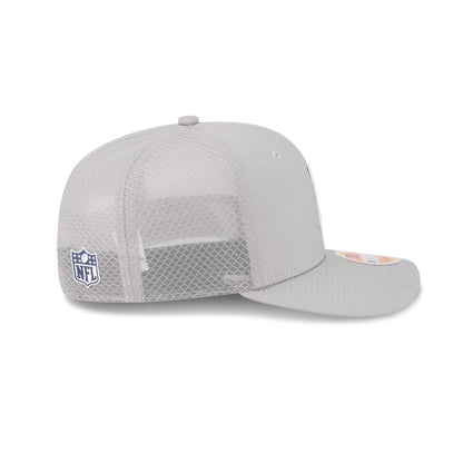 Dallas Cowboys 2025 Sideline Hot Weather Gray 9SEVENTY Trucker Hat