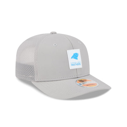 Carolina Panthers 2025 Sideline Hot Weather Gray 9SEVENTY Trucker Hat