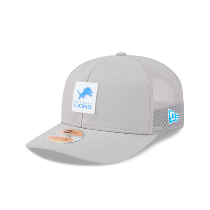 Detroit Lions 2025 Sideline Hot Weather Gray 9SEVENTY Trucker Hat