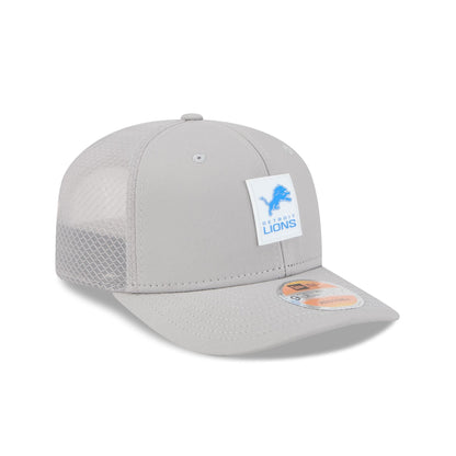 Detroit Lions 2025 Sideline Hot Weather Gray 9SEVENTY Trucker Hat