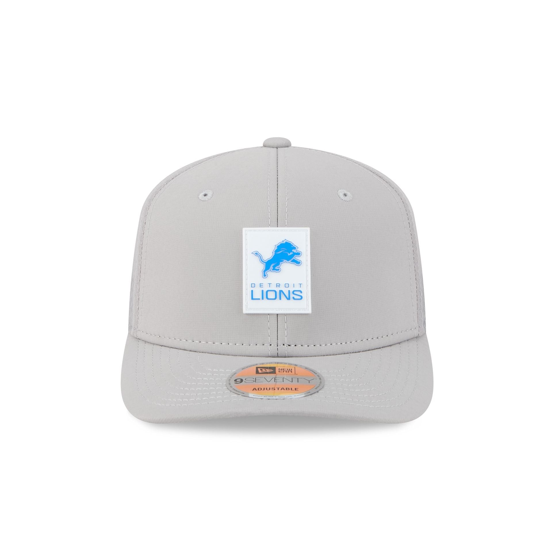 Detroit Lions 2025 Sideline Hot Weather Gray 9SEVENTY Trucker Hat