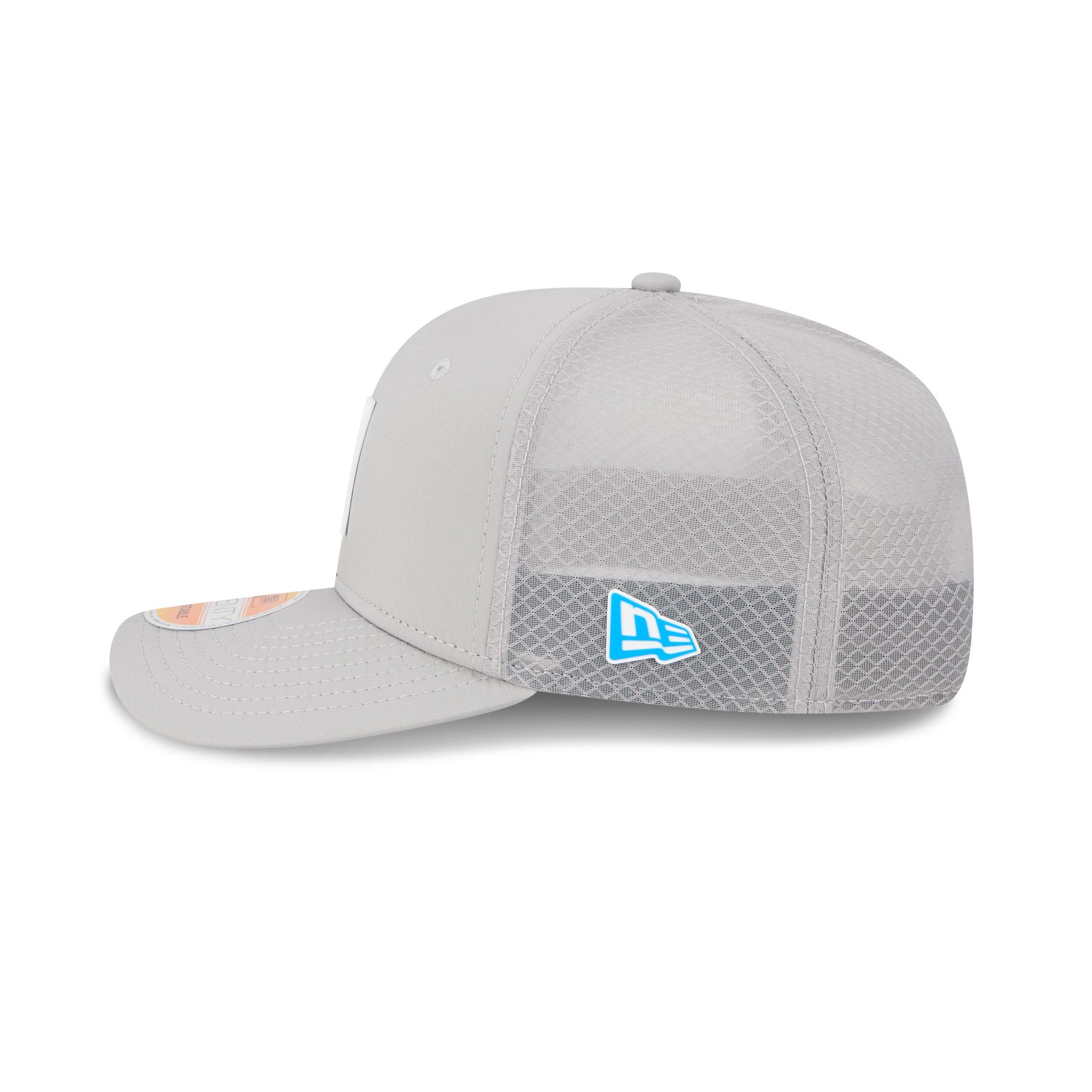 Detroit Lions 2025 Sideline Hot Weather Gray 9SEVENTY Trucker Hat