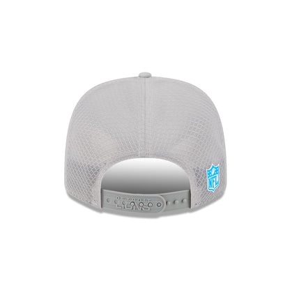 Detroit Lions 2025 Sideline Hot Weather Gray 9SEVENTY Trucker Hat