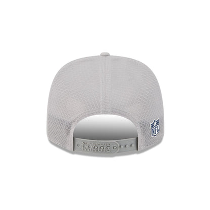 New England Patriots 2025 Sideline Hot Weather Gray 9SEVENTY Trucker Hat