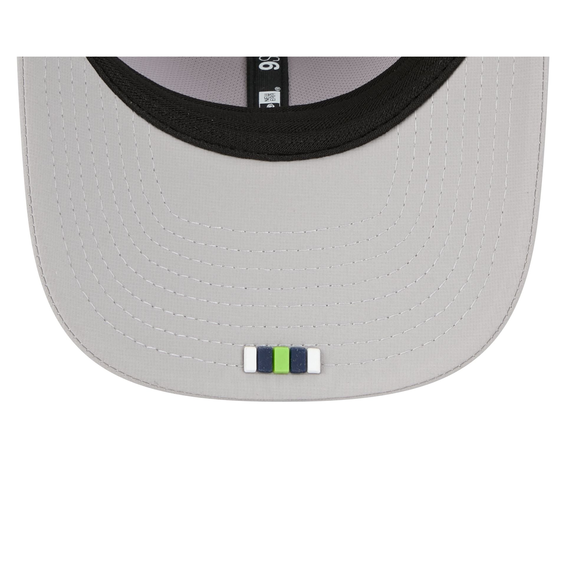 Seattle Seahawks 2025 Sideline Hot Weather Gray 9SEVENTY Trucker Hat