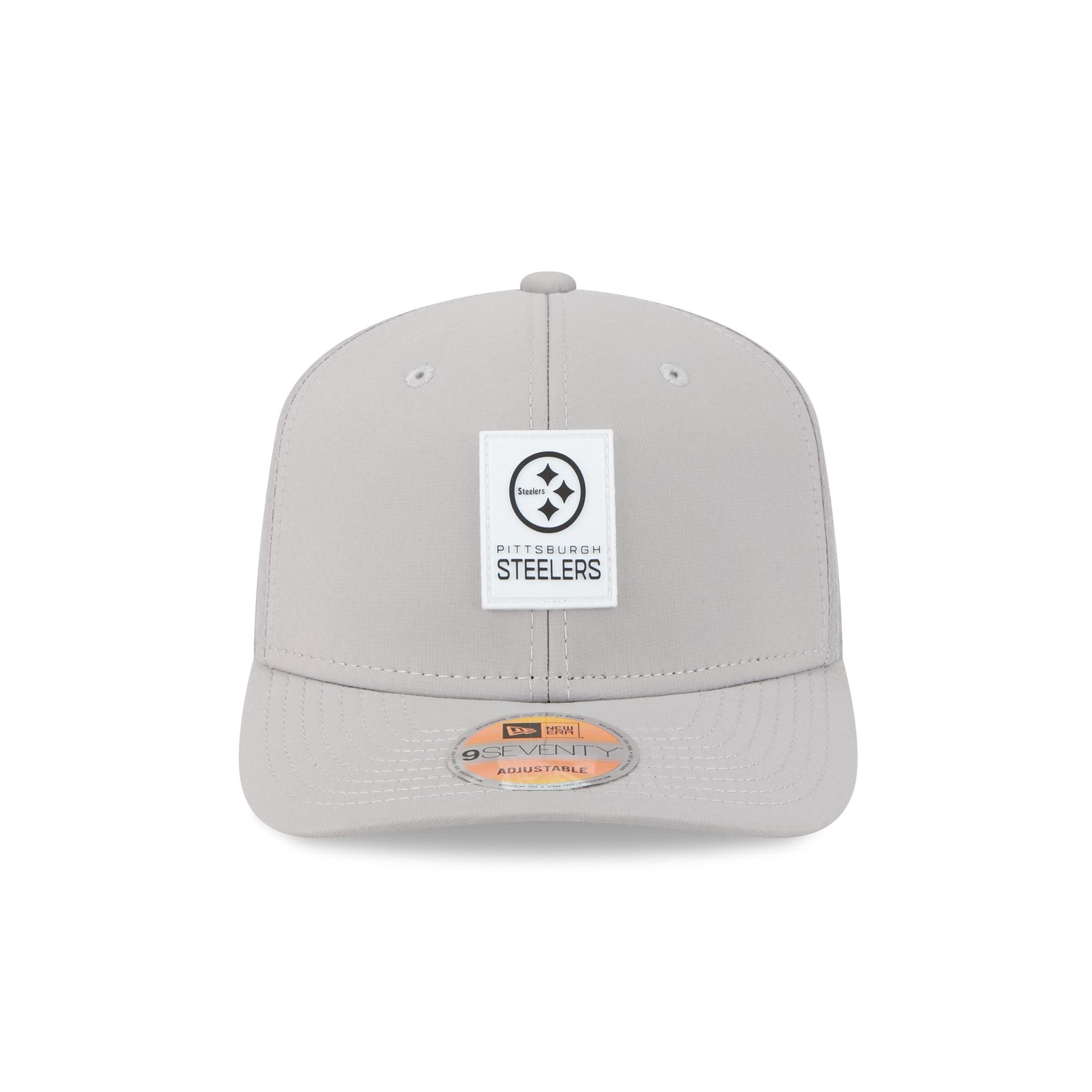 Pittsburgh Steelers 2025 Sideline Hot Weather Gray 9SEVENTY Trucker Hat