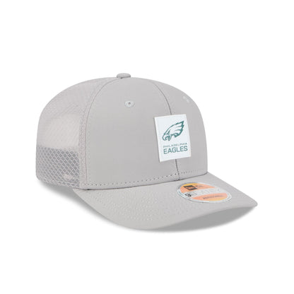 Philadelphia Eagles 2025 Sideline Hot Weather Gray 9SEVENTY Trucker Hat