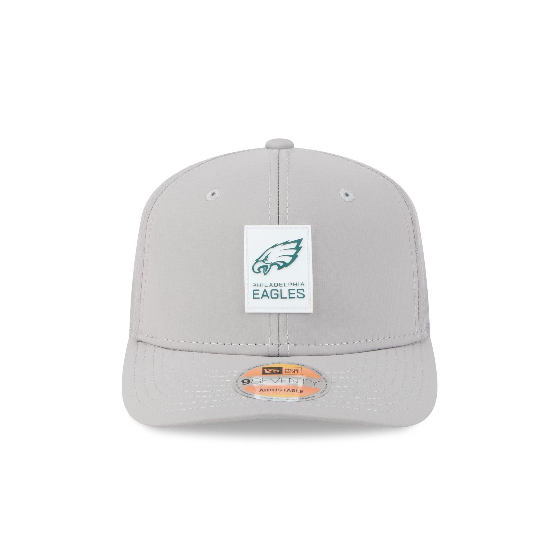 Philadelphia Eagles 2025 Sideline Hot Weather Gray 9SEVENTY Trucker Hat