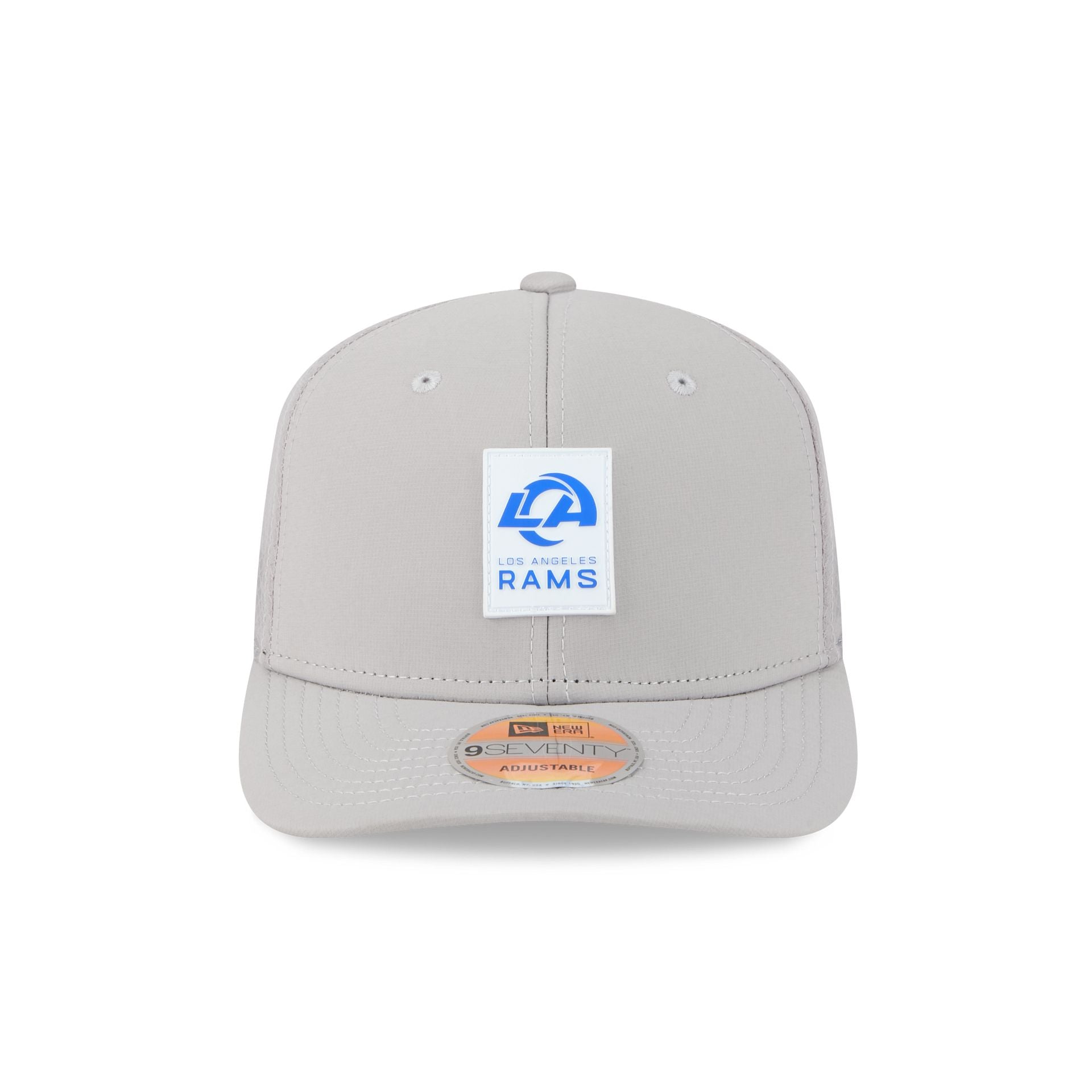 Los Angeles Rams 2025 Sideline Hot Weather Gray 9SEVENTY Trucker Hat