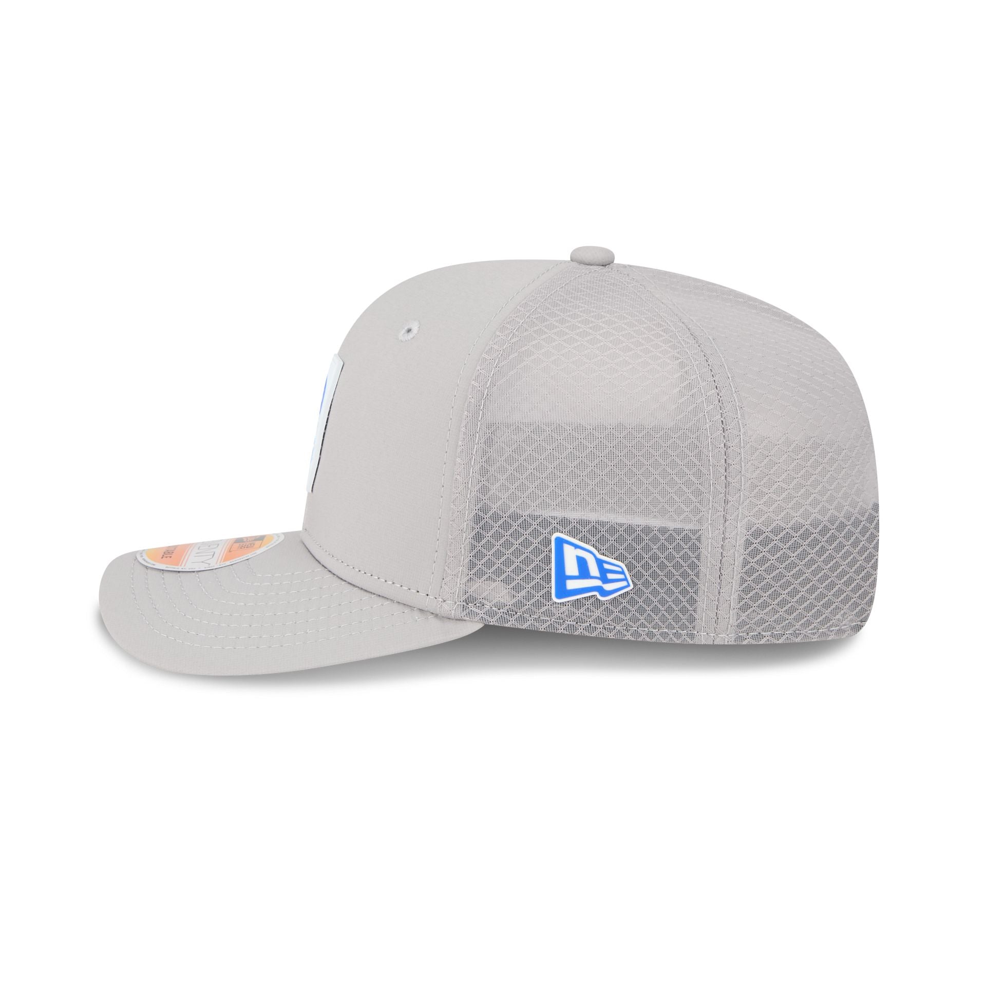 Los Angeles Rams 2025 Sideline Hot Weather Gray 9SEVENTY Trucker Hat