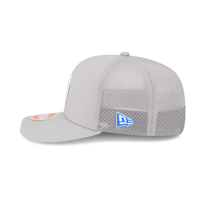 Los Angeles Rams 2025 Sideline Hot Weather Gray 9SEVENTY Trucker Hat