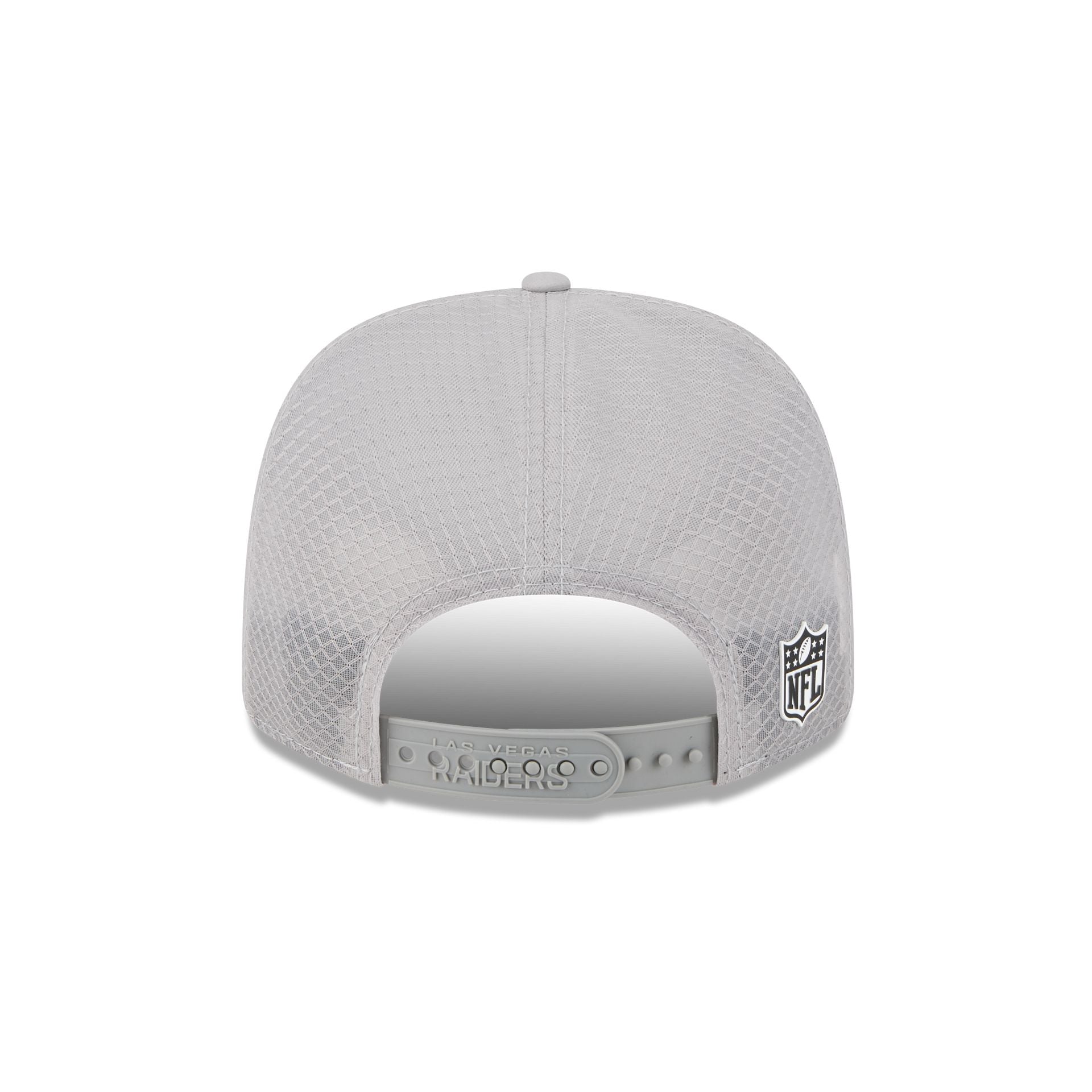 Las Vegas Raiders 2025 Sideline Hot Weather Gray 9SEVENTY Trucker Hat