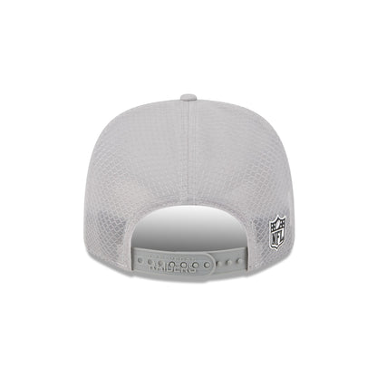 Las Vegas Raiders 2025 Sideline Hot Weather Gray 9SEVENTY Trucker Hat