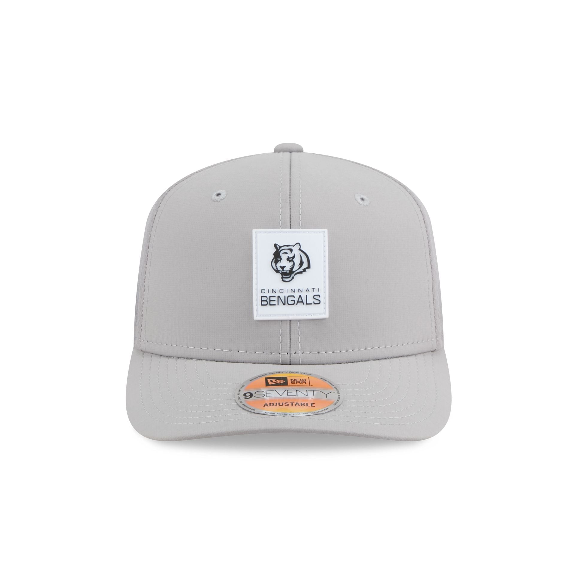 Cincinnati Bengals 2025 Sideline Hot Weather Gray Bengal 9SEVENTY Trucker Hat