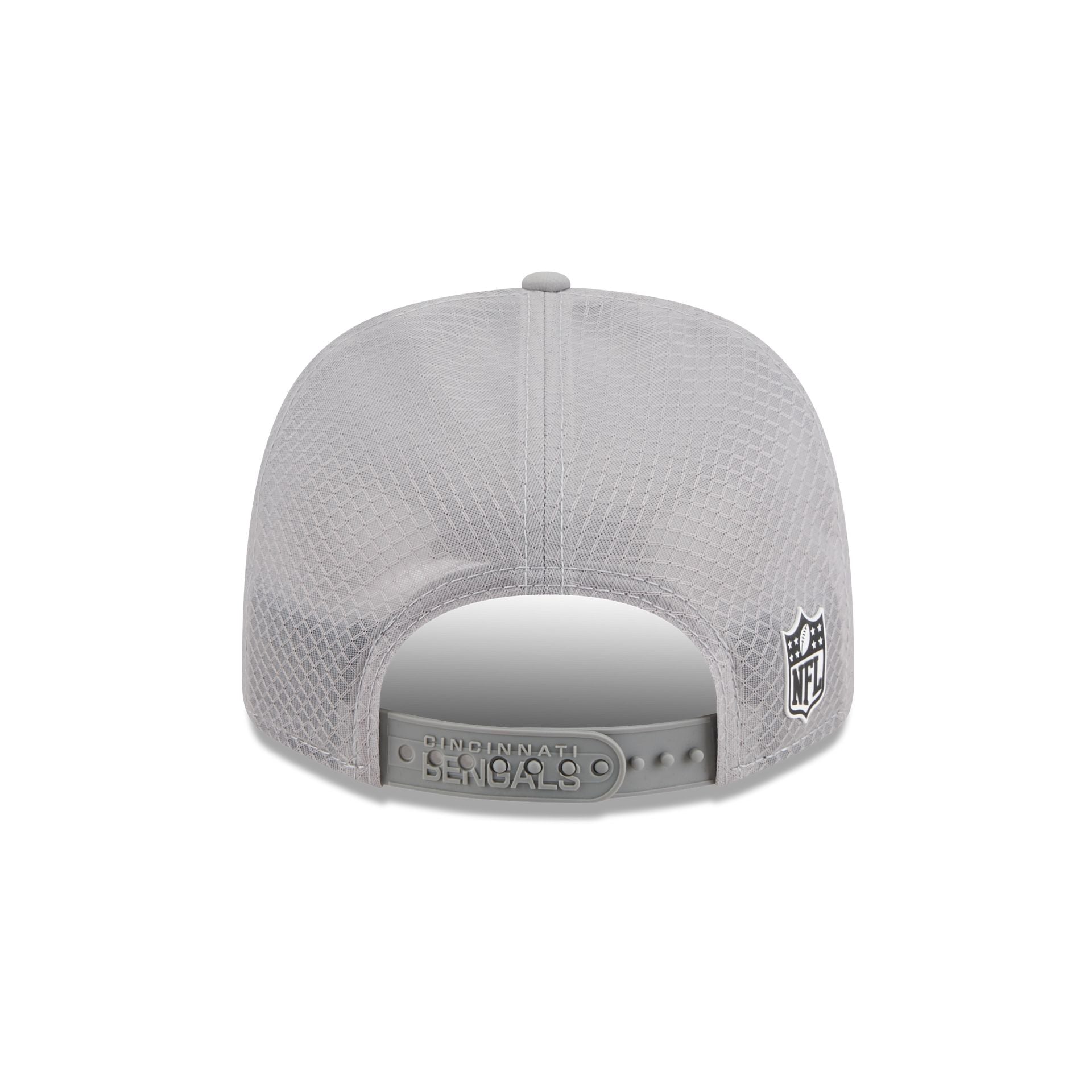 Cincinnati Bengals 2025 Sideline Hot Weather Gray Bengal 9SEVENTY Trucker Hat