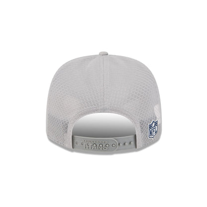Tennessee Titans 2025 Sideline Hot Weather Gray 9SEVENTY Trucker Hat