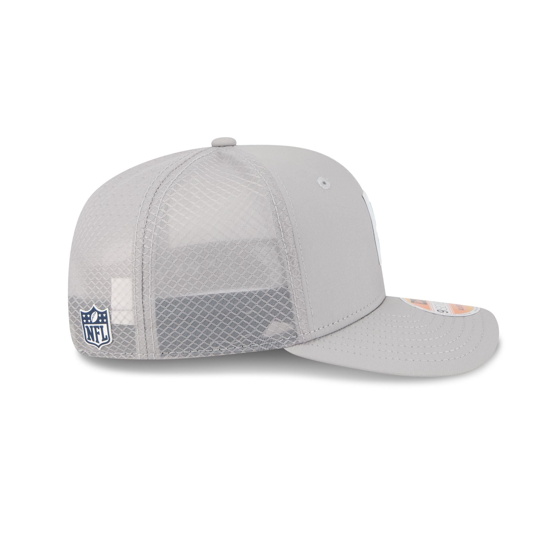 Tennessee Titans 2025 Sideline Hot Weather Gray 9SEVENTY Trucker Hat