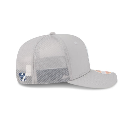 Tennessee Titans 2025 Sideline Hot Weather Gray 9SEVENTY Trucker Hat