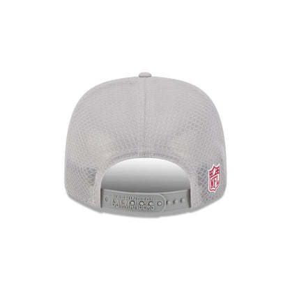 Washington Commanders 2025 Sideline Hot Weather Gray 9SEVENTY Trucker Hat