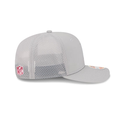 Washington Commanders 2025 Sideline Hot Weather Gray 9SEVENTY Trucker Hat