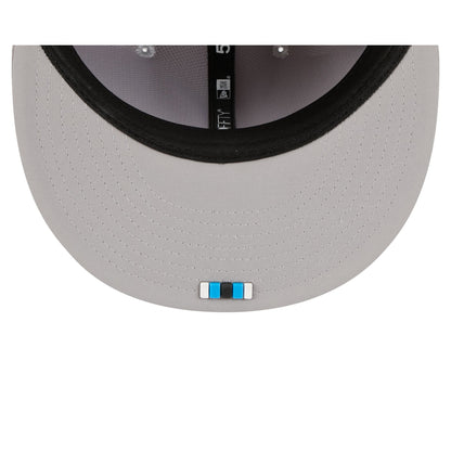 Carolina Panthers 2025 Sideline Hot Weather Gray 59FIFTY Fitted Hat