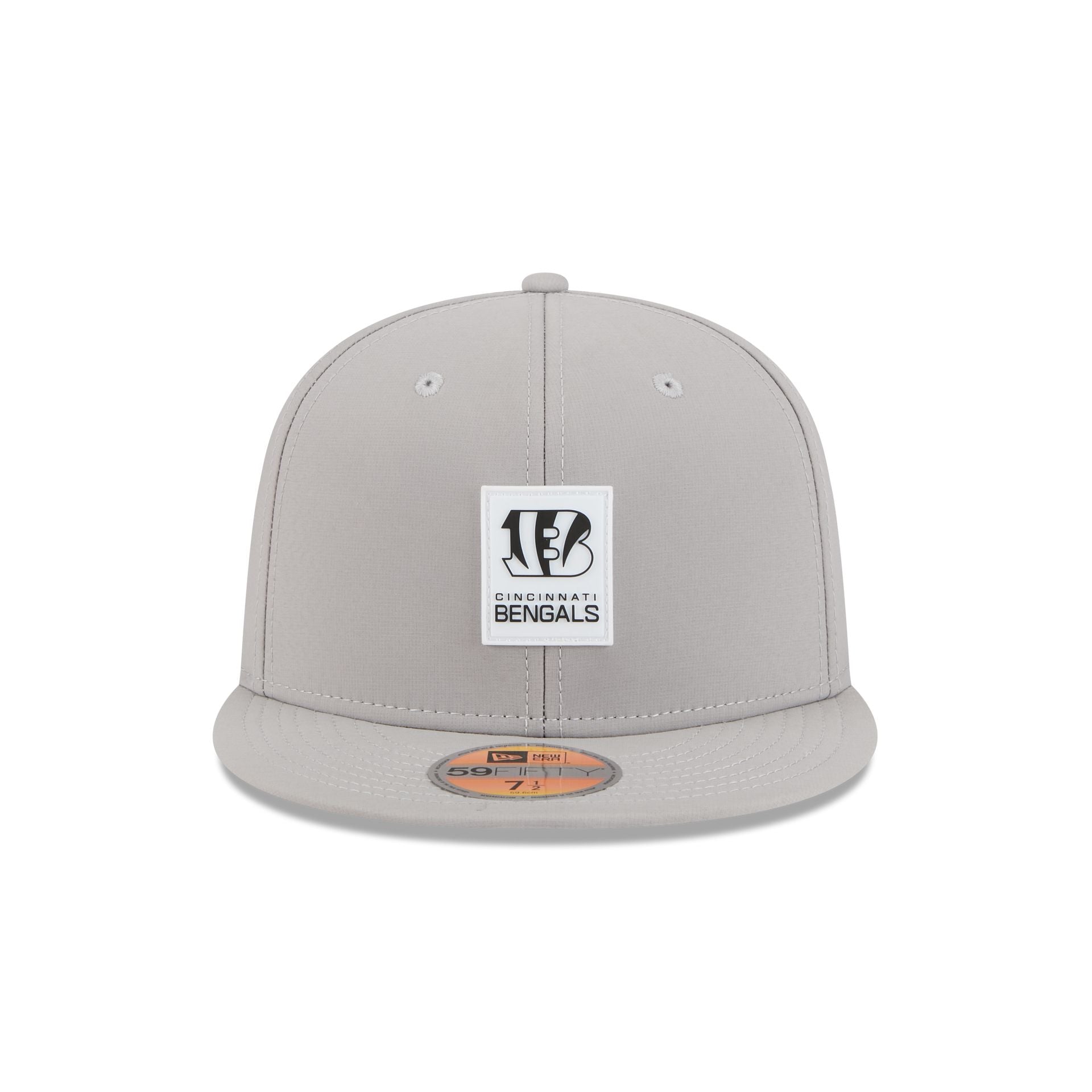 Cincinnati Bengals 2025 Sideline Hot Weather Gray 59FIFTY Fitted Hat