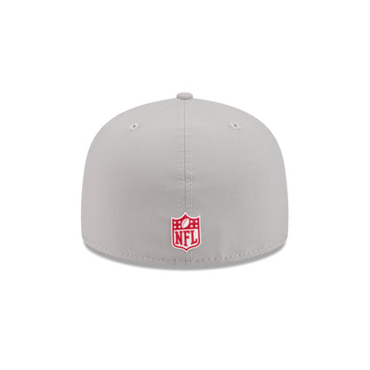 Arizona Cardinals 2025 Sideline Hot Weather Gray 59FIFTY Fitted Hat