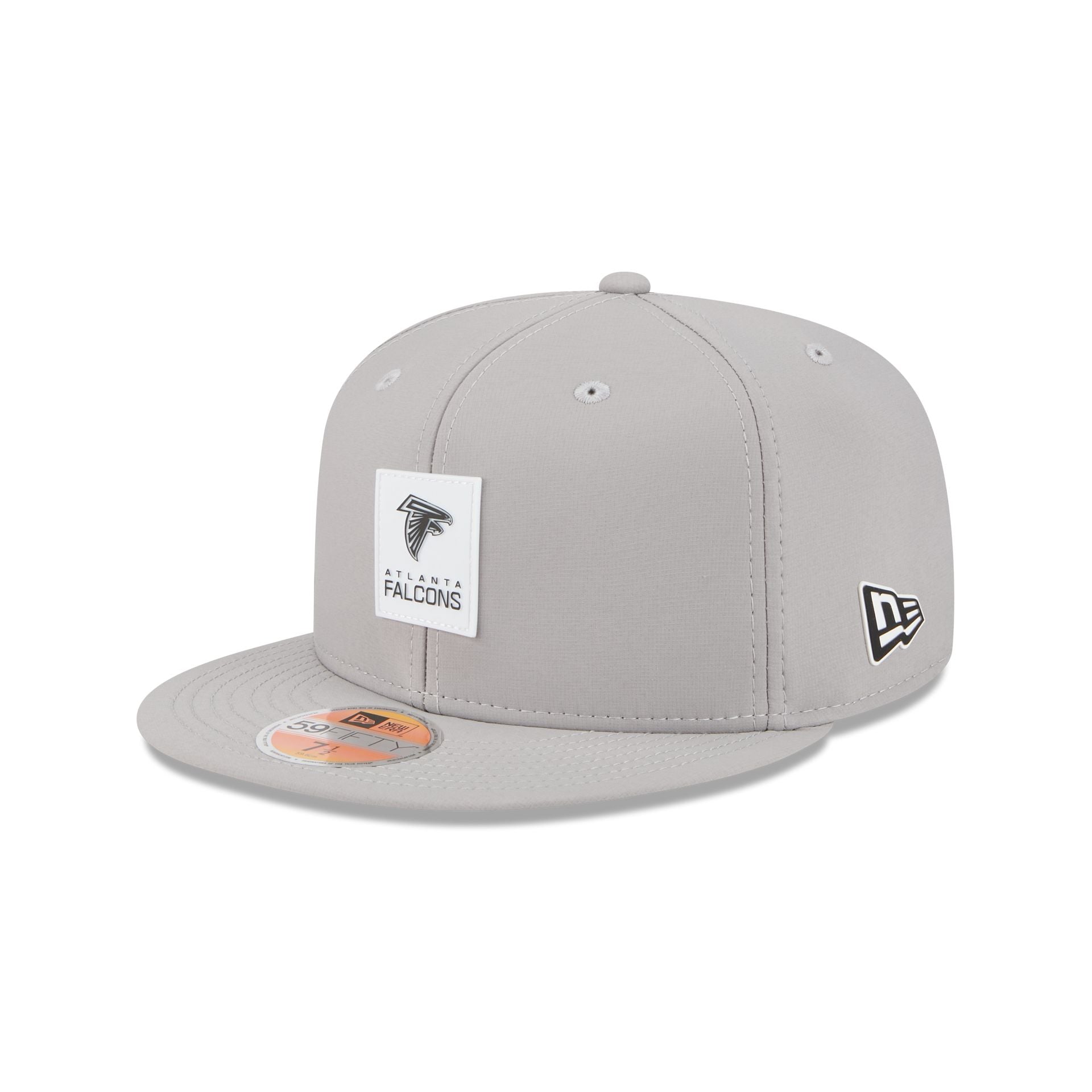 Atlanta Falcons 2025 Sideline Hot Weather Gray 59FIFTY Fitted Hat