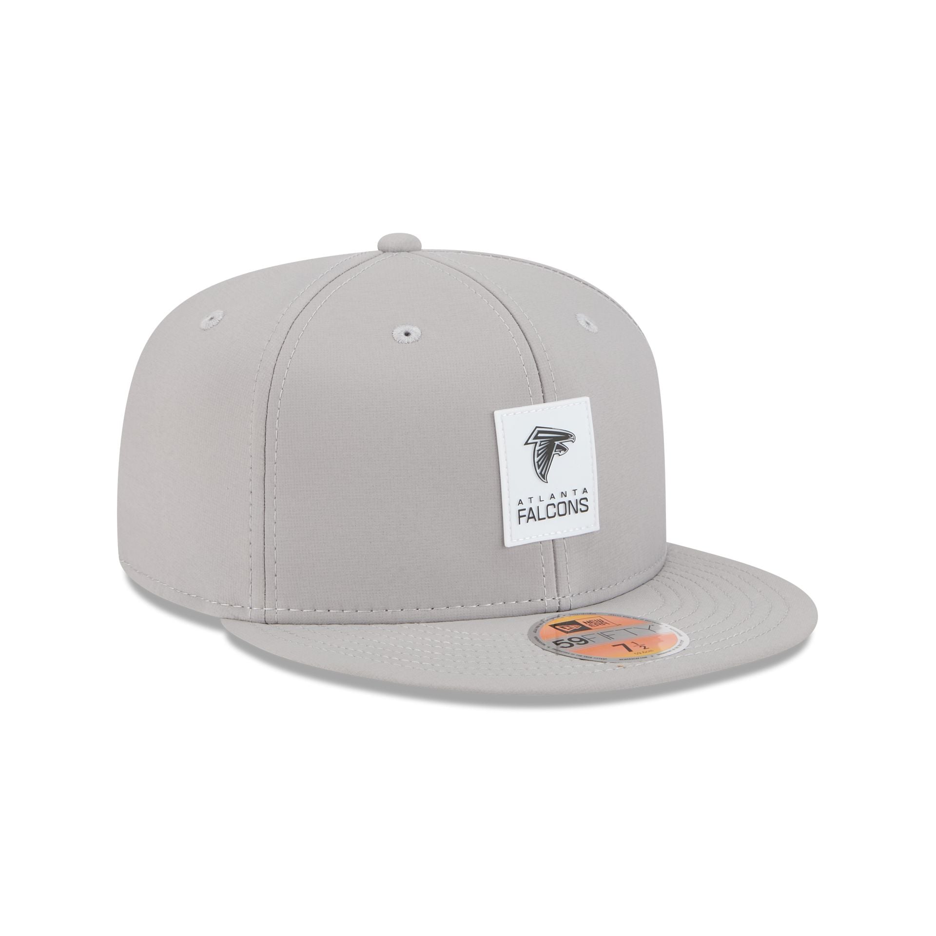 Atlanta Falcons 2025 Sideline Hot Weather Gray 59FIFTY Fitted Hat