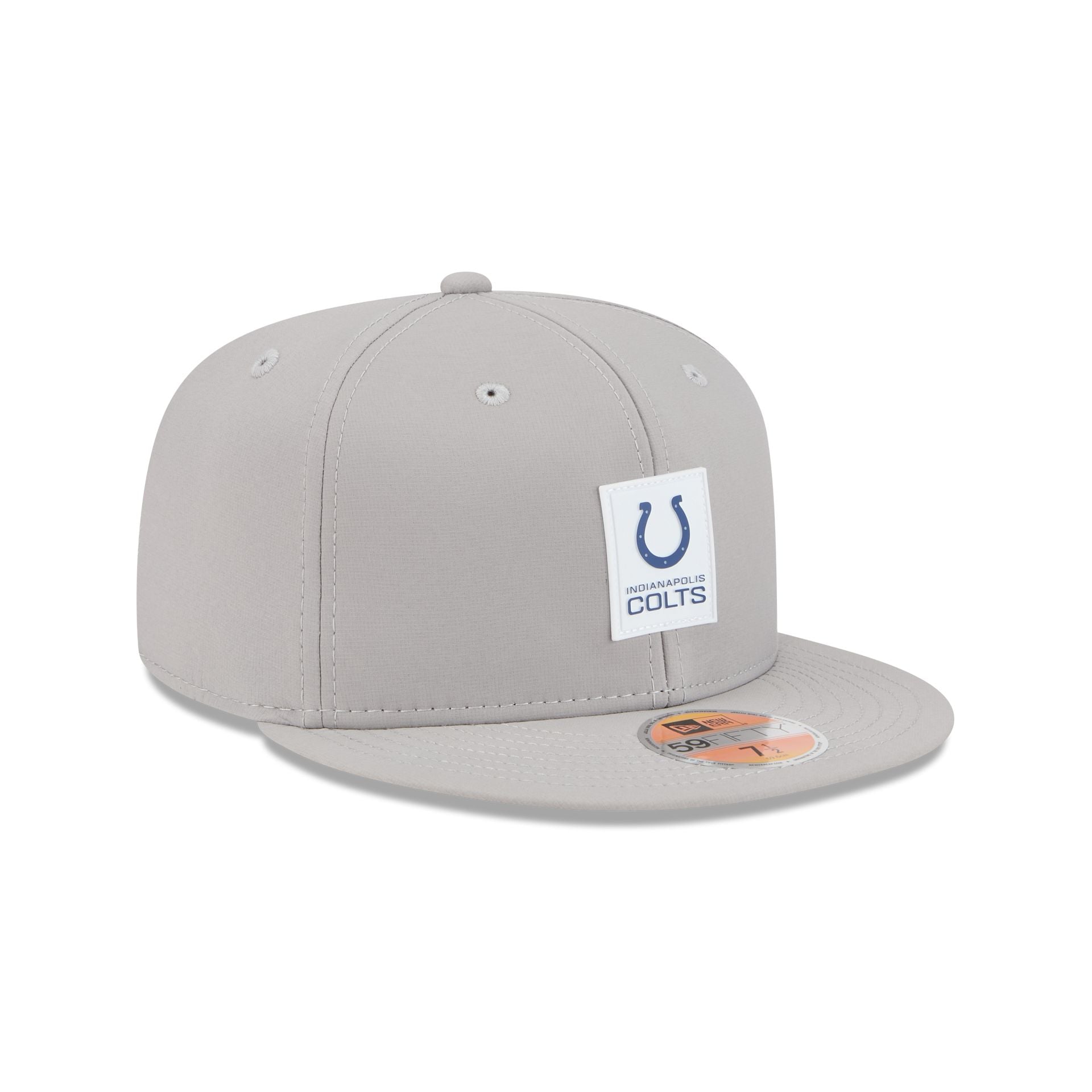 Indianapolis Colts 2025 Sideline Hot Weather Gray 59FIFTY Fitted Hat