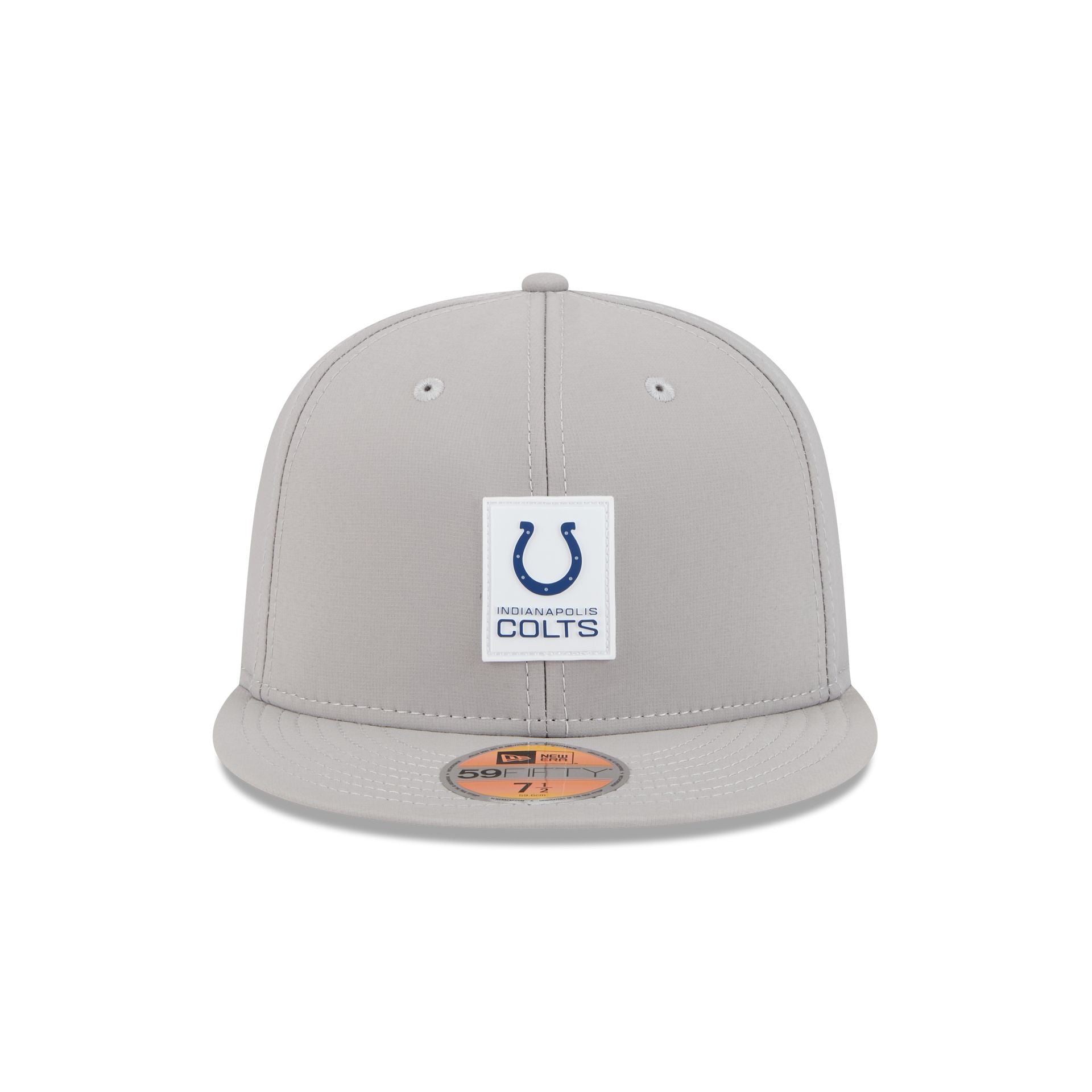 Indianapolis Colts 2025 Sideline Hot Weather Gray 59FIFTY Fitted Hat